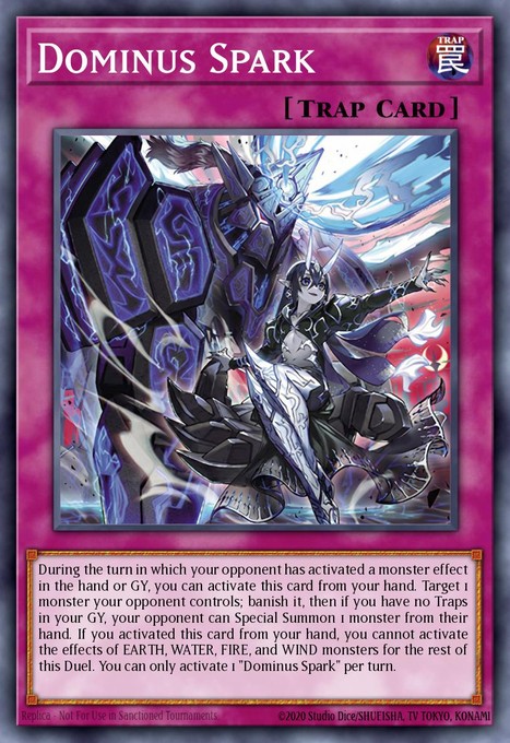 Dominus Spark (Starlight Rare) BLZD-EN077 card from Blazing Dominion