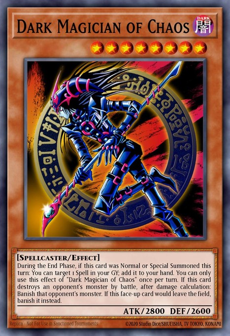 Dark Magician of Chaos DR2-EN066 card from Dark Revelation Volume 2
