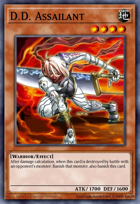 D.D. Assailant DR04-EN244 card from Dark Revelation Volume 4