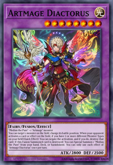 Artmage Diactorus DUAD-EN032 card from Duelist's Advance