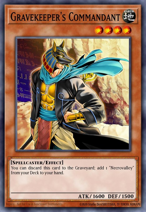 Gravekeeper's Commandant (UTR) FOTB-EN015 card from Force of the Breaker