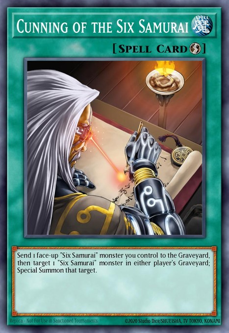 Cunning of the Six Samurai (UTR) GLAS-EN061 card from Gladiator's Assault