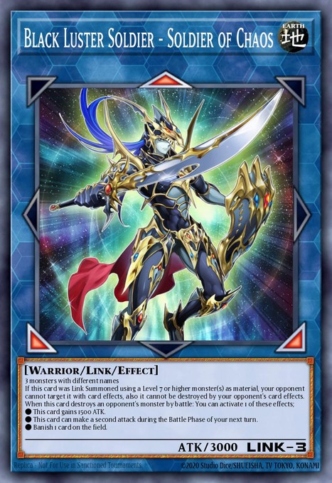 Black Luster Soldier - Soldier of Chaos (Ultra Pharaoh's Rare) MAMA-EN073 card from Magnificent Mavens