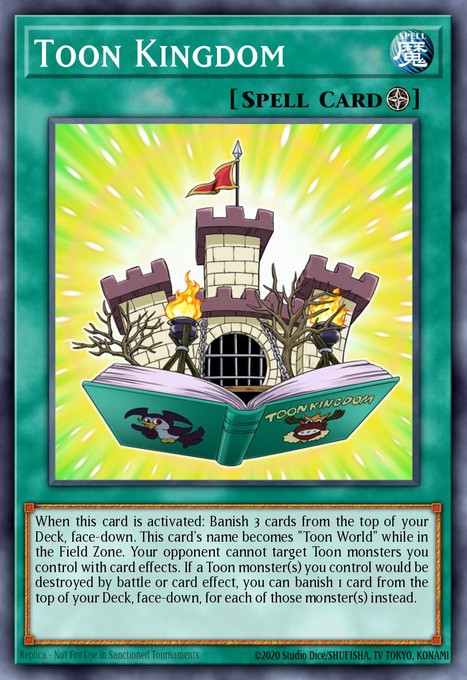 Toon Kingdom (Secret Pharaoh's Rare) MAMA-EN112 card from Magnificent Mavens
