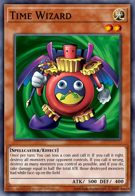 Time Wizard MRD-EN065 card from Metal Raiders (Worldwide English)