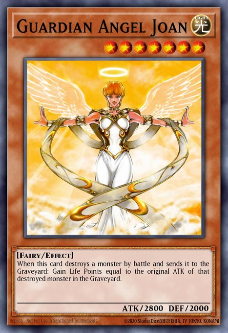 Guardian Angel Joan (Blue) SBPR-EN002 card from Miscellaneous Promotional Cards