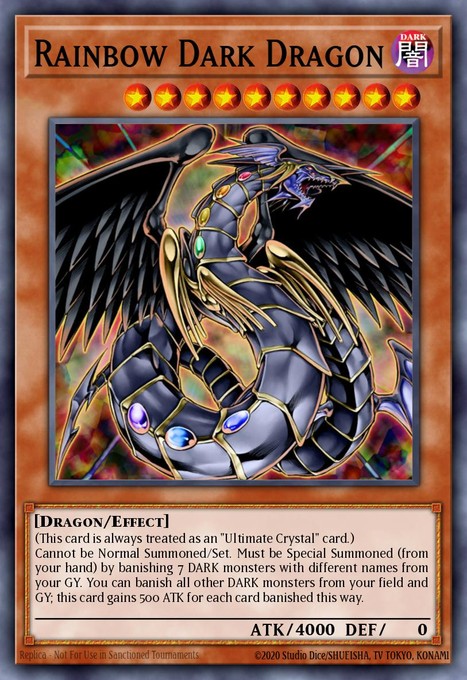 Rainbow Dark Dragon PTDN-EN003 card from Phantom Darkness