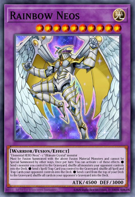 Rainbow Neos (Ghost Rare) PTDN-EN044 card from Phantom Darkness