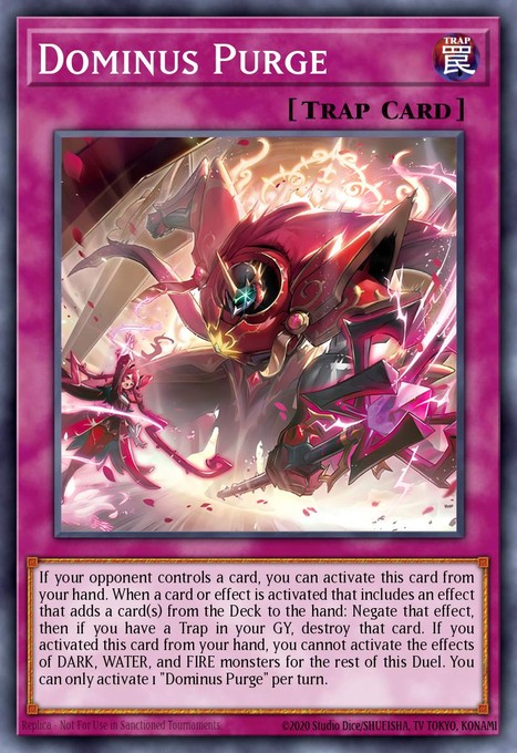 Dominus Purge (Extended Art) RA05-EN150 card from Rarity Collection 5