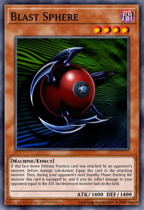 Blast Sphere RP01-EN091 card from Retro Pack