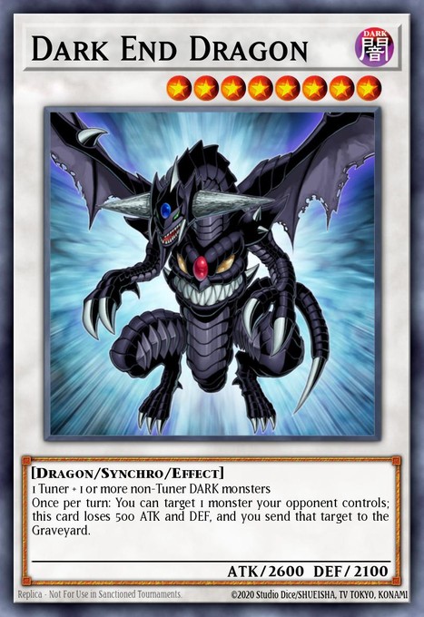 Dark End Dragon SJCS-EN007 card from Shonen Jump Championship Series Prize Cards