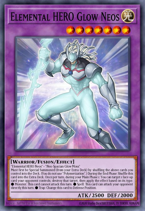 Elemental Hero Glow Neos (UTR) STON-EN036 card from Strike of Neos