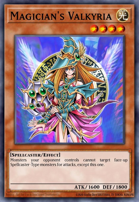 Magician's Valkyria SDSC-ENSE1 card from Structure Deck: Spellcaster's Command