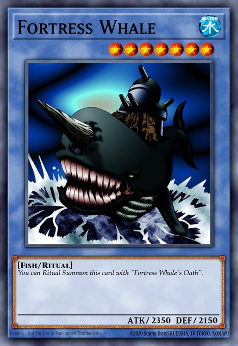 Fortress Whale TP7-EN003 card from Tournament Pack 7