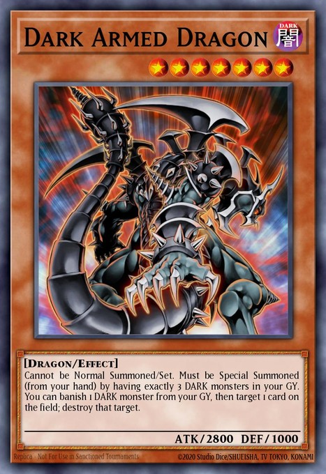 Dark Armed Dragon (UTR) TU06-EN000 card from Turbo Pack: Booster Six