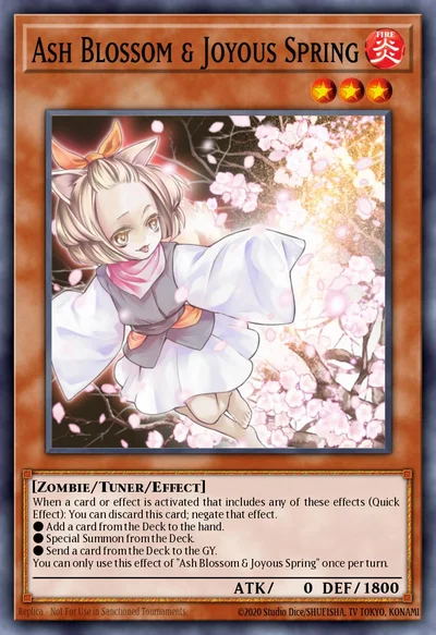 Ash Blossom & Joyous Spring UP01-EN003 card from Ultimate Tournament Pack 1