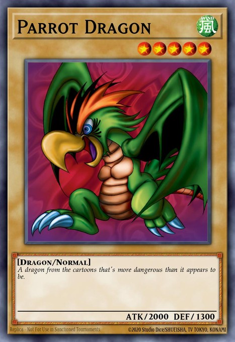 Parrot Dragon WP11-EN010 card from World Championship 2011 Card Pack